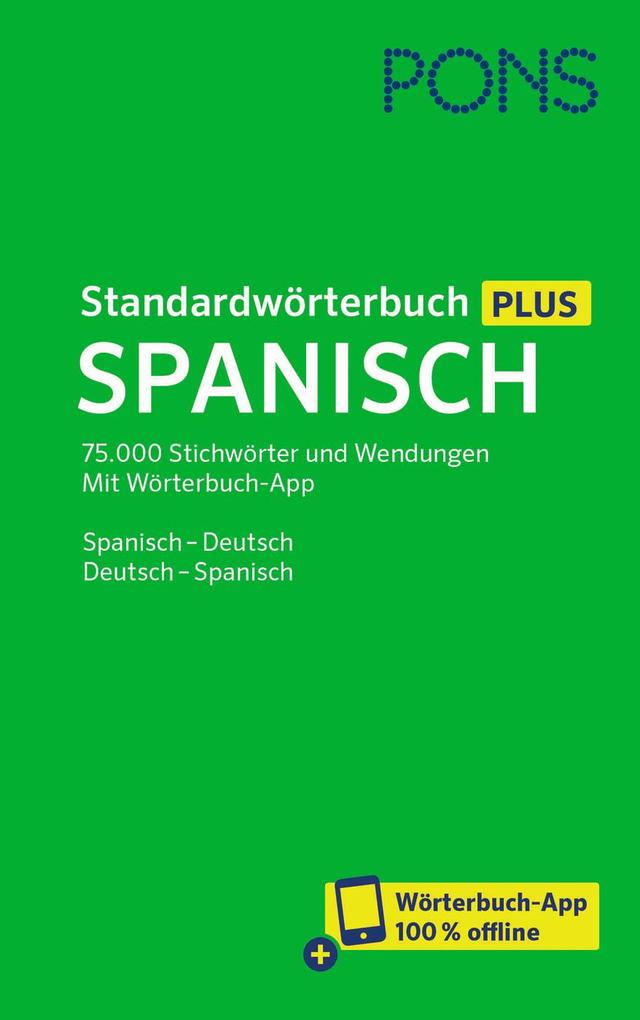 Produktbild: PONS Standardwörterbuch Plus Spanisch