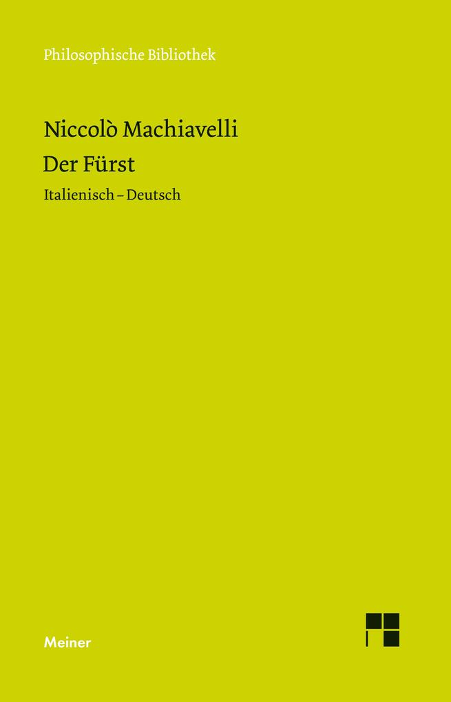 Produktbild: Der Fürst | Niccolò Machiavelli