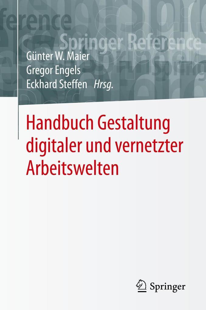 Produktbild: Handbuch Gestaltung digitaler und vernetzter Arbeitswelten