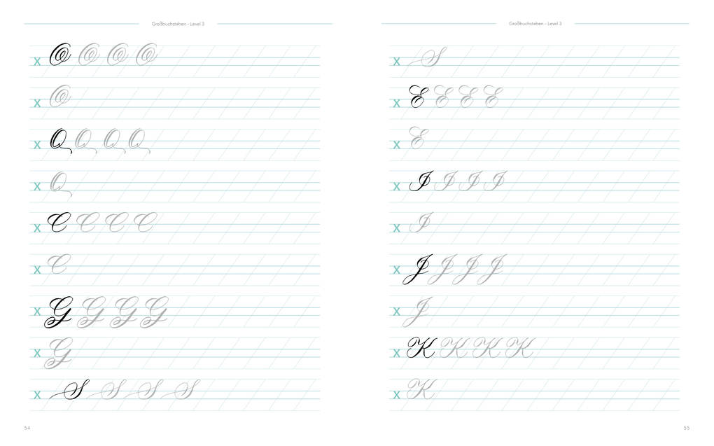 Weitere Ansicht: Kalligrafie von A bis Z - Das Übungsheft | Natascha Safarik