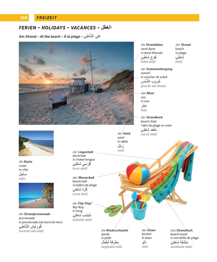 Weitere Ansicht: PONS Großes Bildwörterbuch Arabisch - Deutsch + Englisch und Französisch