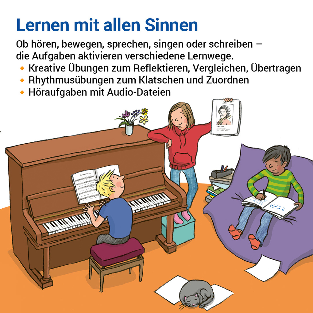 Weitere Ansicht: Das Übungsheft Musik 3/4 | Wolfgang Junge