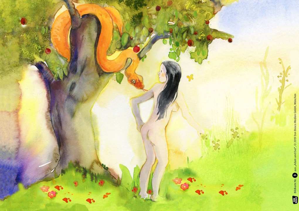 Weitere Ansicht: Adam und Eva. Kamishibai Bildkartenset. | Klaus-Uwe Nommensen