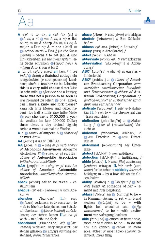 Weitere Ansicht: PONS Standardwörterbuch Plus Englisch