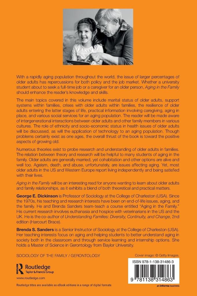 Weitere Ansicht: Aging in the Family | Brenda S. Sanders, George E. Dickinson