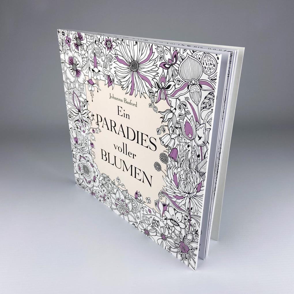 Weitere Ansicht: Ein Paradies voller Blumen: Ausmalbuch für Erwachsene | Johanna Basford