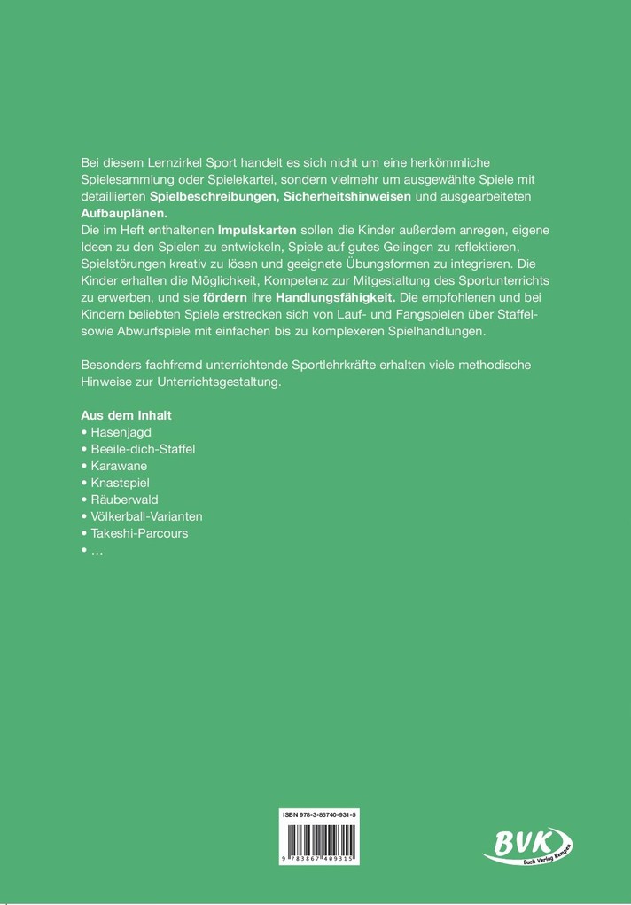 Weitere Ansicht: Lernzirkel Sport VII | Julia Bracke