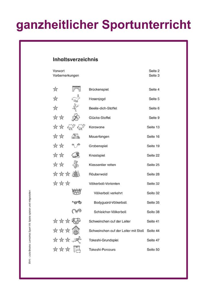 Weitere Ansicht: Lernzirkel Sport VII | Julia Bracke