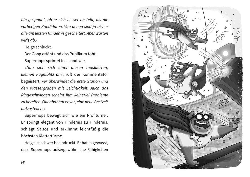 Weitere Ansicht: Supermops und der waghalsige Wettstreit | Nicolas Gorny