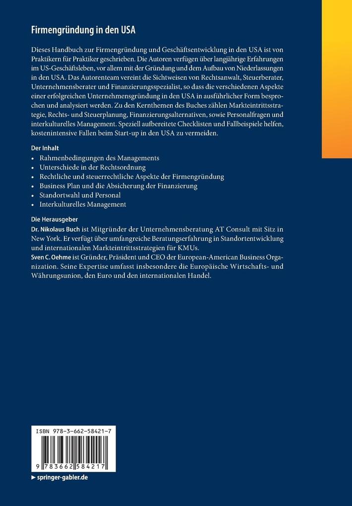 Weitere Ansicht: Firmengründung in den USA