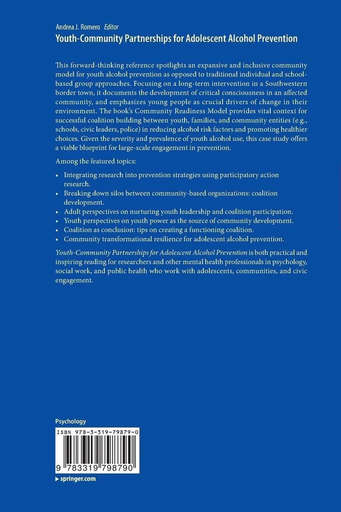 Weitere Ansicht: Youth-Community Partnerships for Adolescent Alcohol Prevention