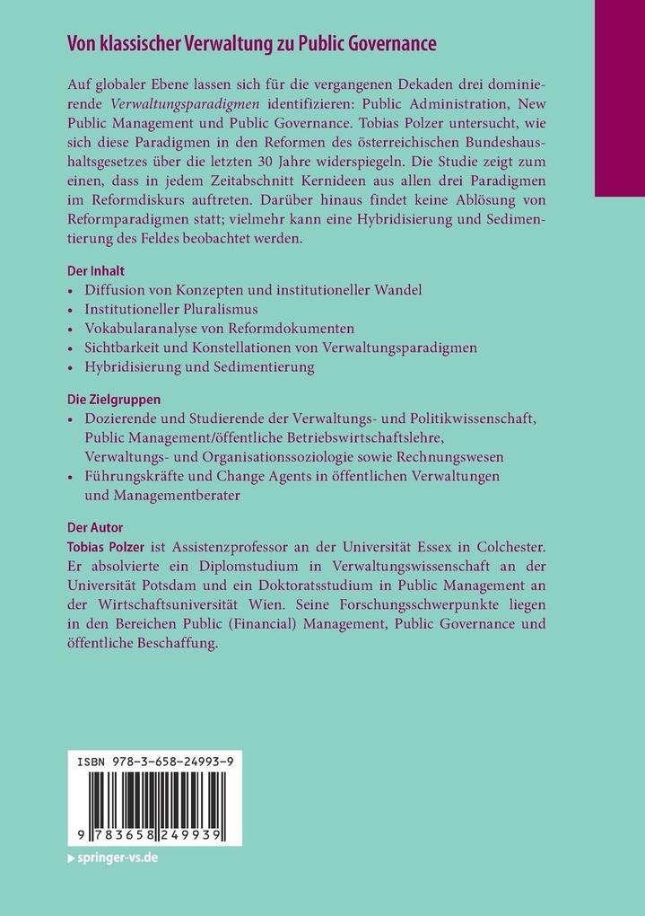Weitere Ansicht: Von klassischer Verwaltung zu Public Governance | Tobias Polzer