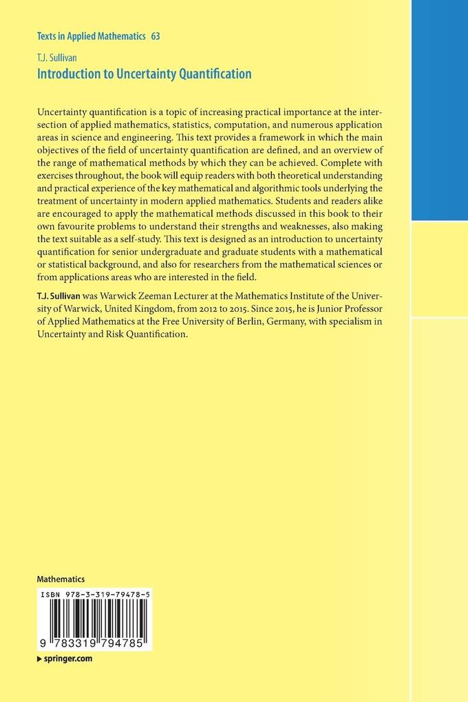 Weitere Ansicht: Introduction to Uncertainty Quantification | T.J. Sullivan