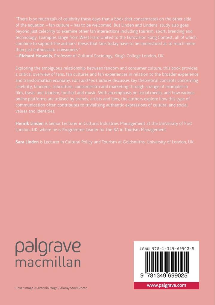 Weitere Ansicht: Fans and Fan Cultures | Henrik Linden, Sara Linden