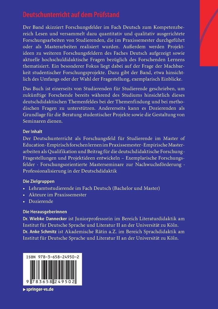 Weitere Ansicht: Deutschunterricht auf dem Prüfstand