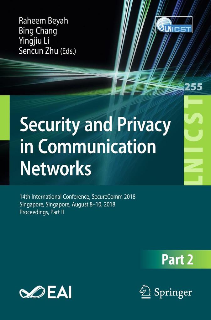 Produktbild: Security and Privacy in Communication Networks