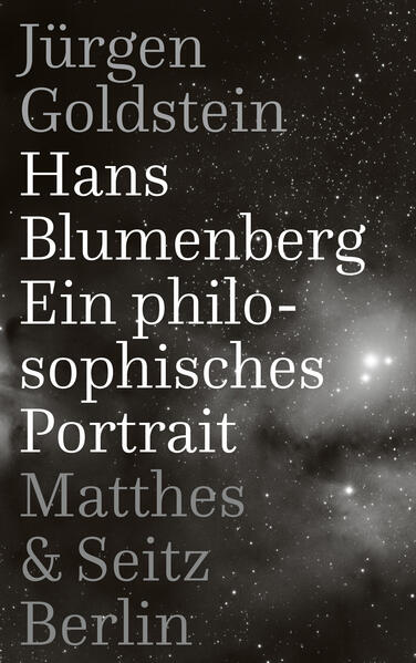 Produktbild: Hans Blumenberg | Jürgen Goldstein