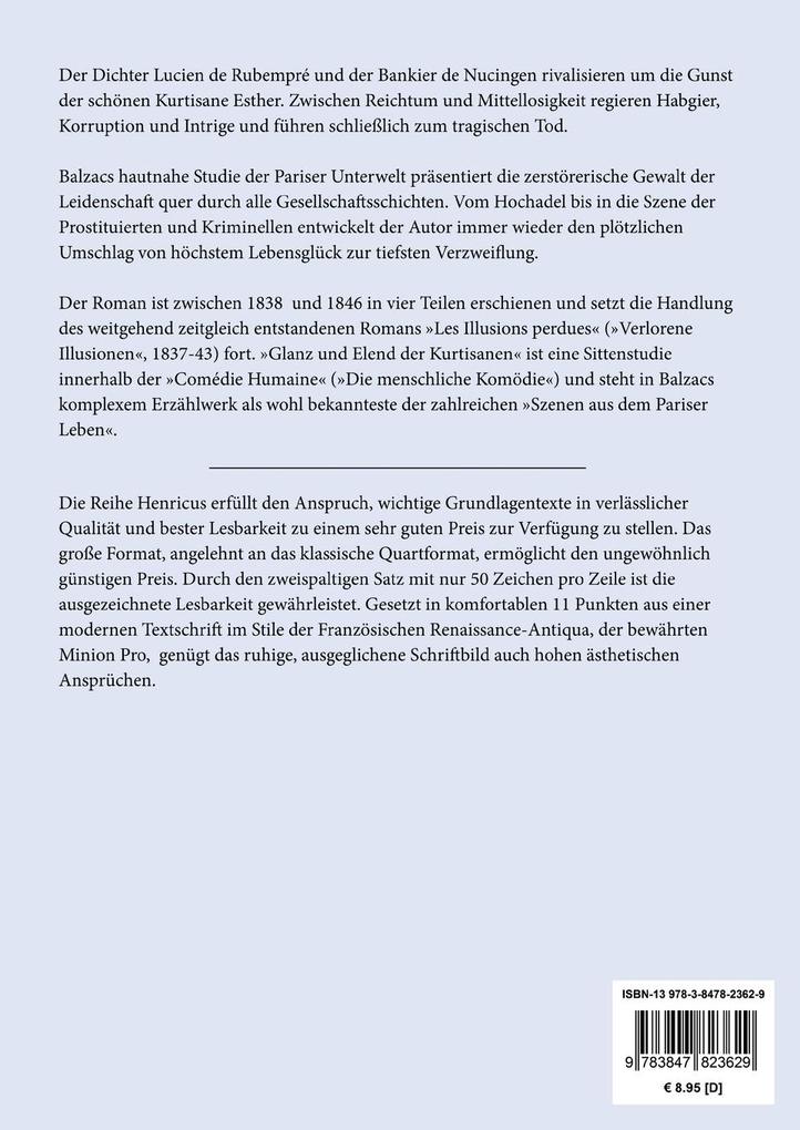 Weitere Ansicht: Glanz und Elend der Kurtisanen | Honoré de Balzac