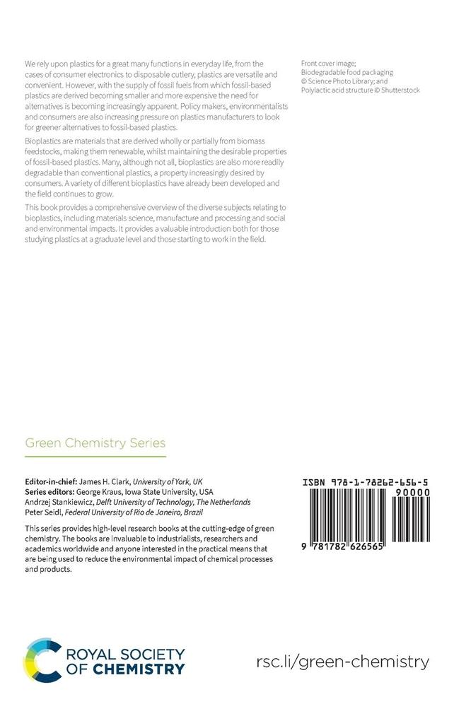 Weitere Ansicht: Bioplastics and Biocomposites