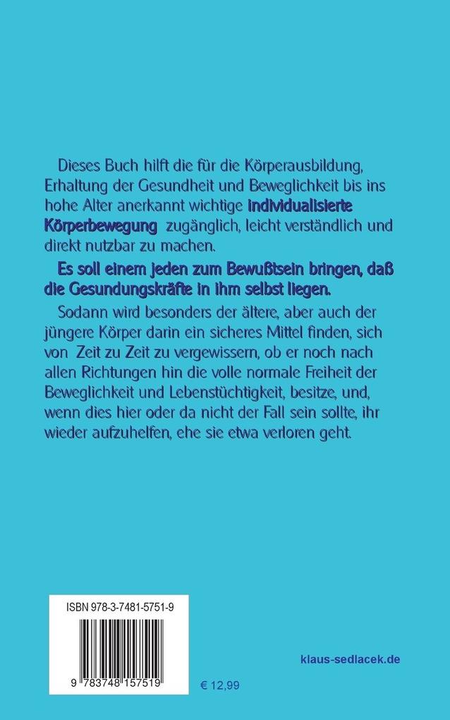 Weitere Ansicht: Bleib beweglich und fit ohne Geräte! | Moritz Schreber