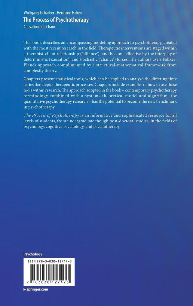 Weitere Ansicht: The Process of Psychotherapy | Wolfgang Tschacher, Hermann Haken