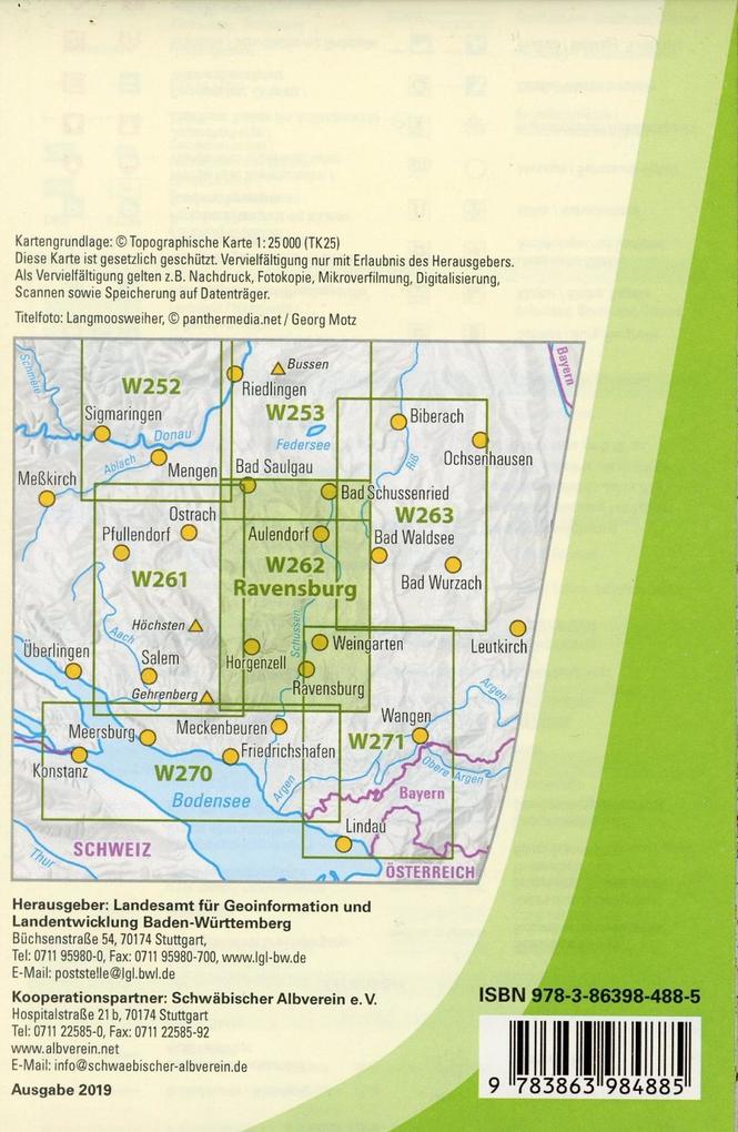Weitere Ansicht: Ravensburg 1:25 000