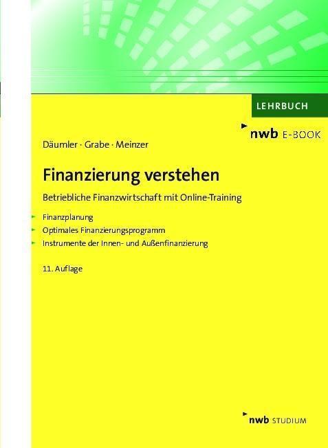 Produktbild: Finanzierung verstehen | Jürgen Grabe, Christoph R. Meinzer
