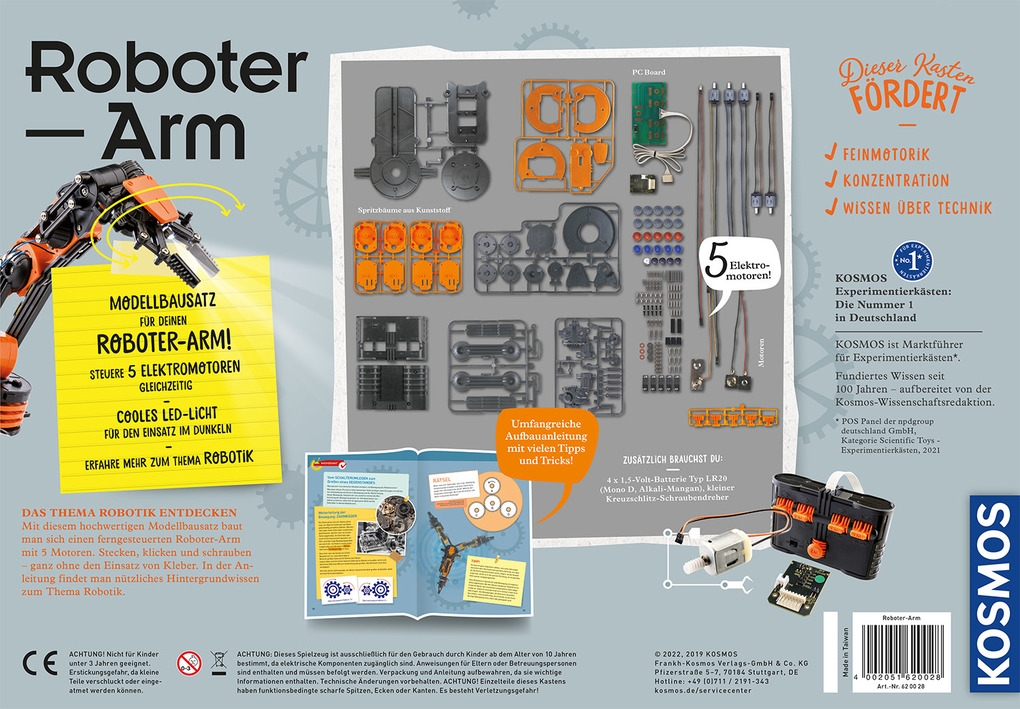 Weitere Ansicht: Roboter-Arm (drei Fragezeichen)