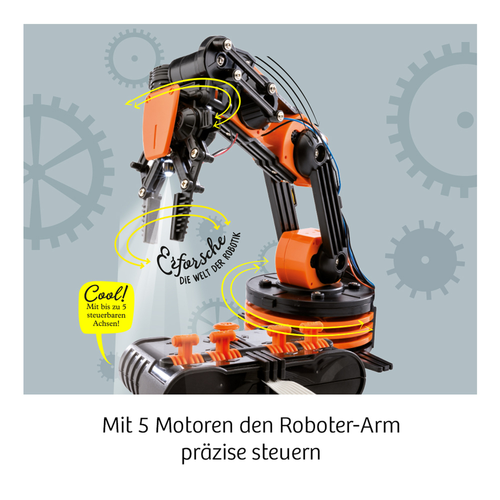 Weitere Ansicht: Roboter-Arm (drei Fragezeichen)