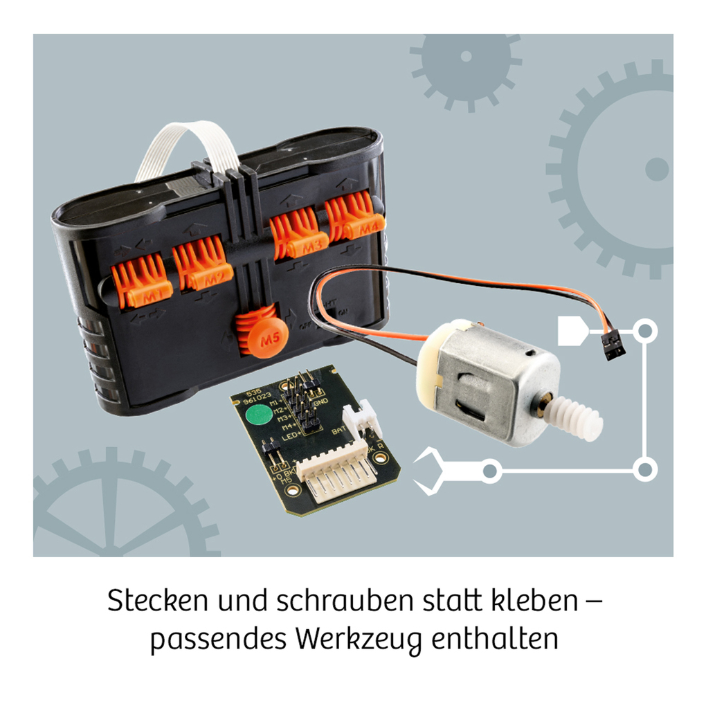 Weitere Ansicht: Roboter-Arm (drei Fragezeichen)