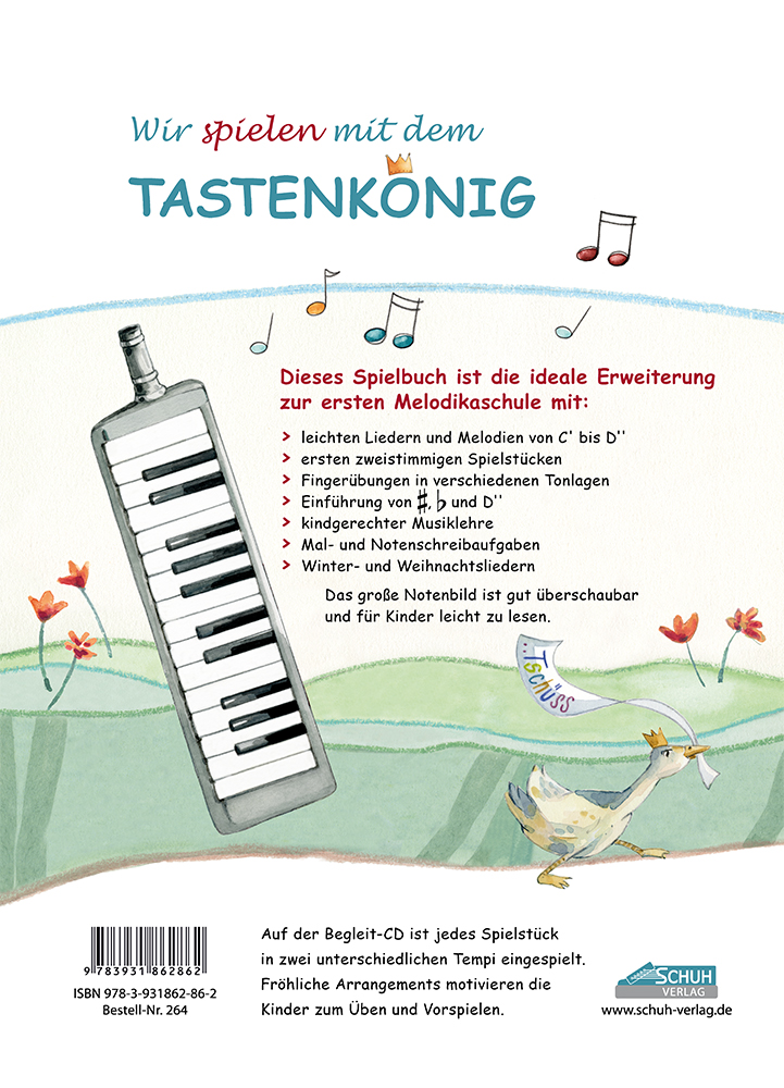 Weitere Ansicht: Wir spielen mit dem Tastenkönig | Karin Schuh, Sieglinde Strobel