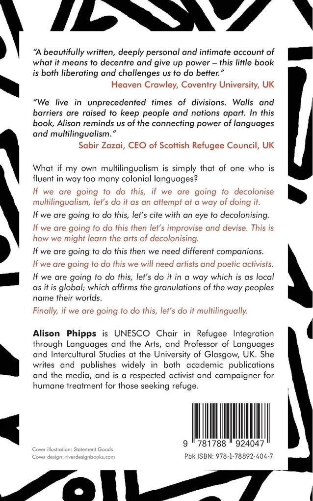 Weitere Ansicht: Decolonising Multilingualism | Alison Phipps