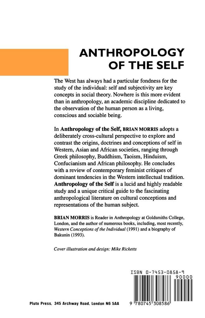 Weitere Ansicht: Anthropology of the Self | Brian Morris