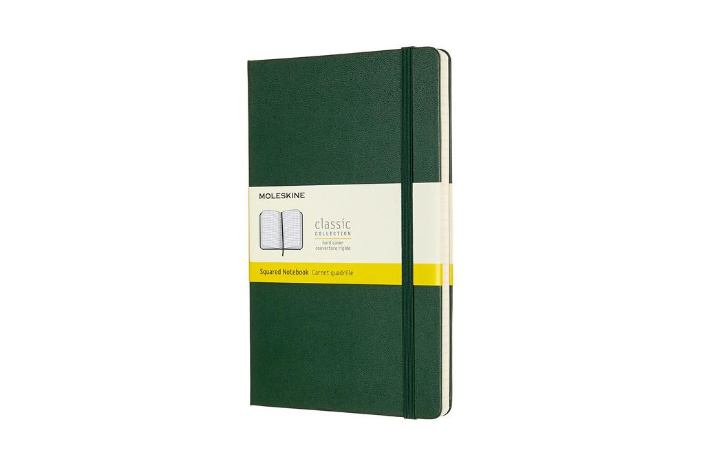 Produktbild: Moleskine Notizbuch Large/A5, Kariert, Myrtengrün