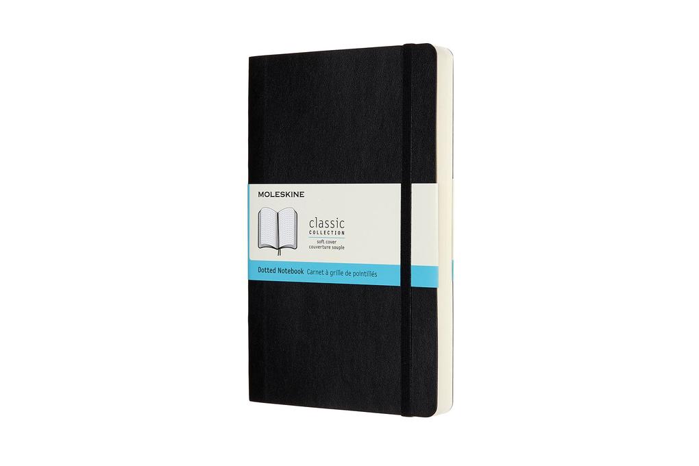Produktbild: Moleskine Notizbuch Large/A5, Punktraster, Erweiterte Seitenanzahl, Schwarz