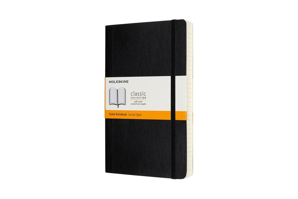 Produktbild: Moleskine Notizbuch Large/A5, Liniert, Erweiterte Seitenanzahl, Schwarz