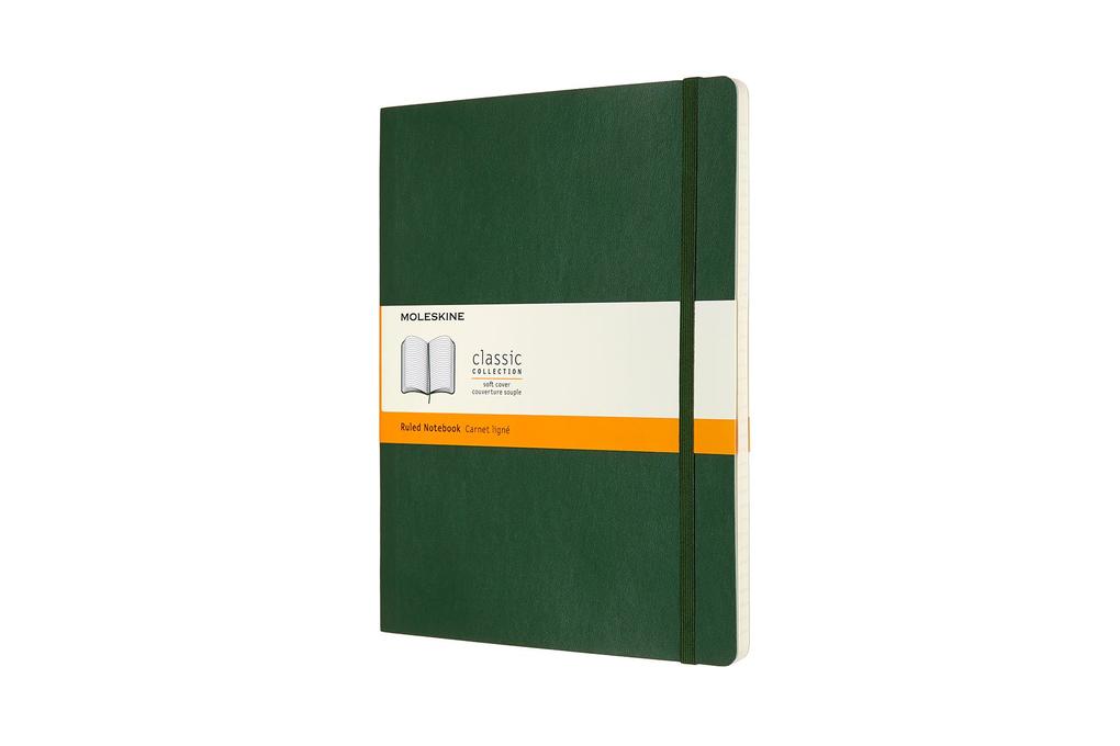 Produktbild: Moleskine Notizbuch XL, Liniert, Myrtengrün