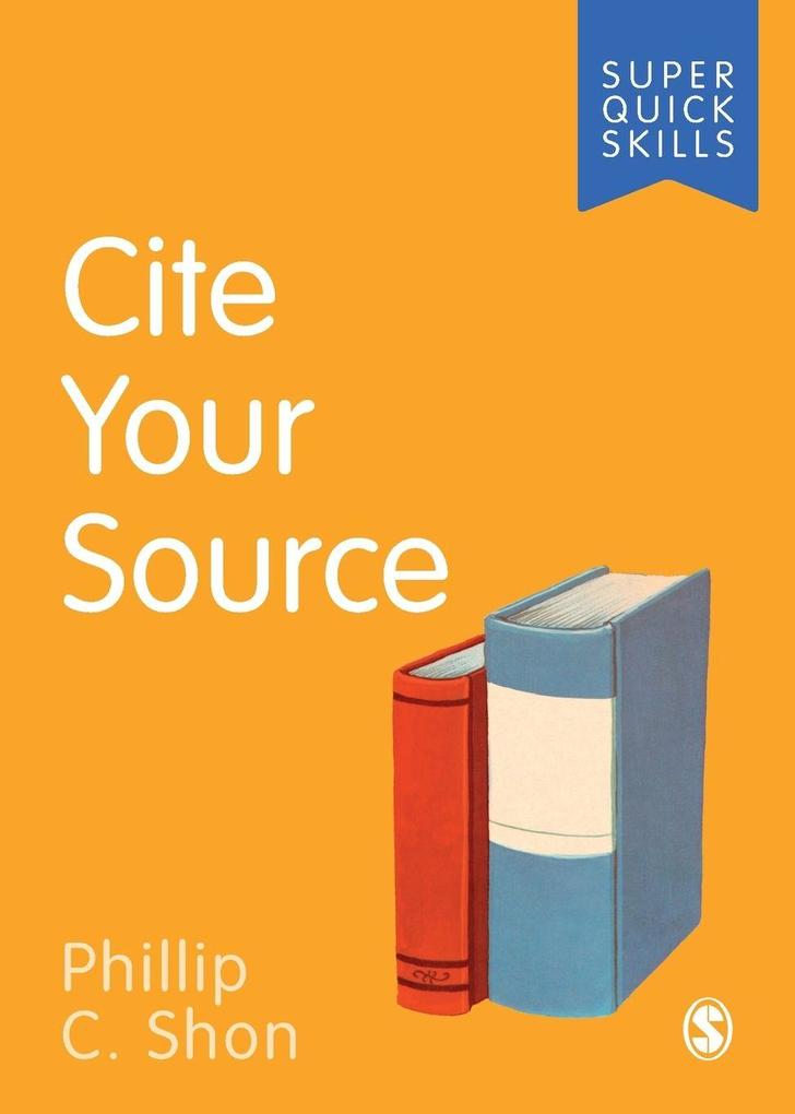 Produktbild: Cite Your Source | Phillip C. Shon