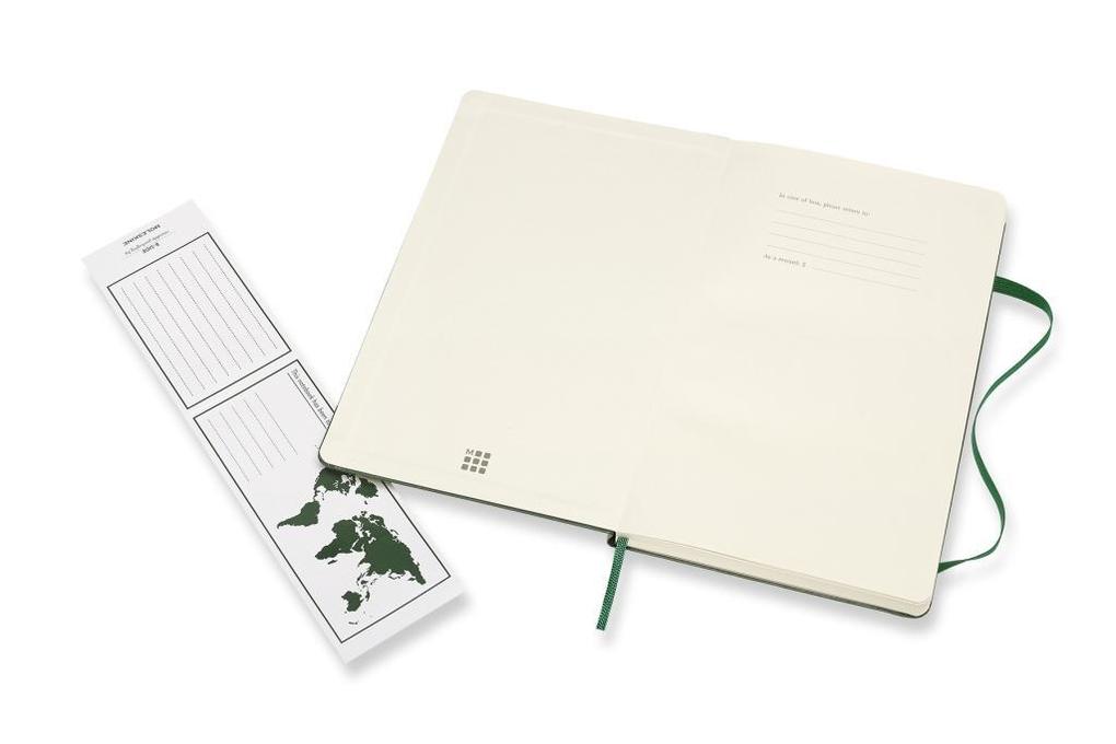 Weitere Ansicht: Moleskine Notizbuch Large/A5, Kariert, Myrtengrün