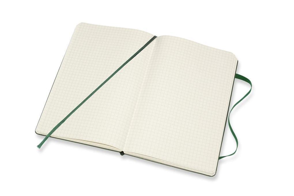 Weitere Ansicht: Moleskine Notizbuch Large/A5, Kariert, Myrtengrün