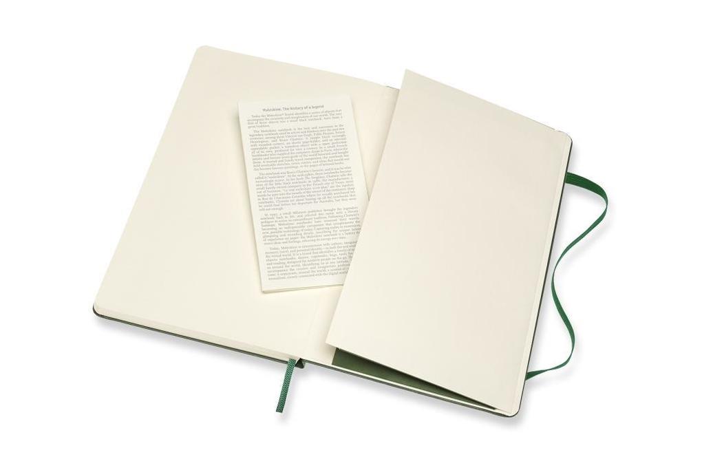 Weitere Ansicht: Moleskine Notizbuch Large/A5, Kariert, Myrtengrün