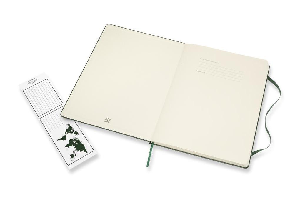 Weitere Ansicht: Moleskine Notizbuch XL, Blanko, Myrtengrün