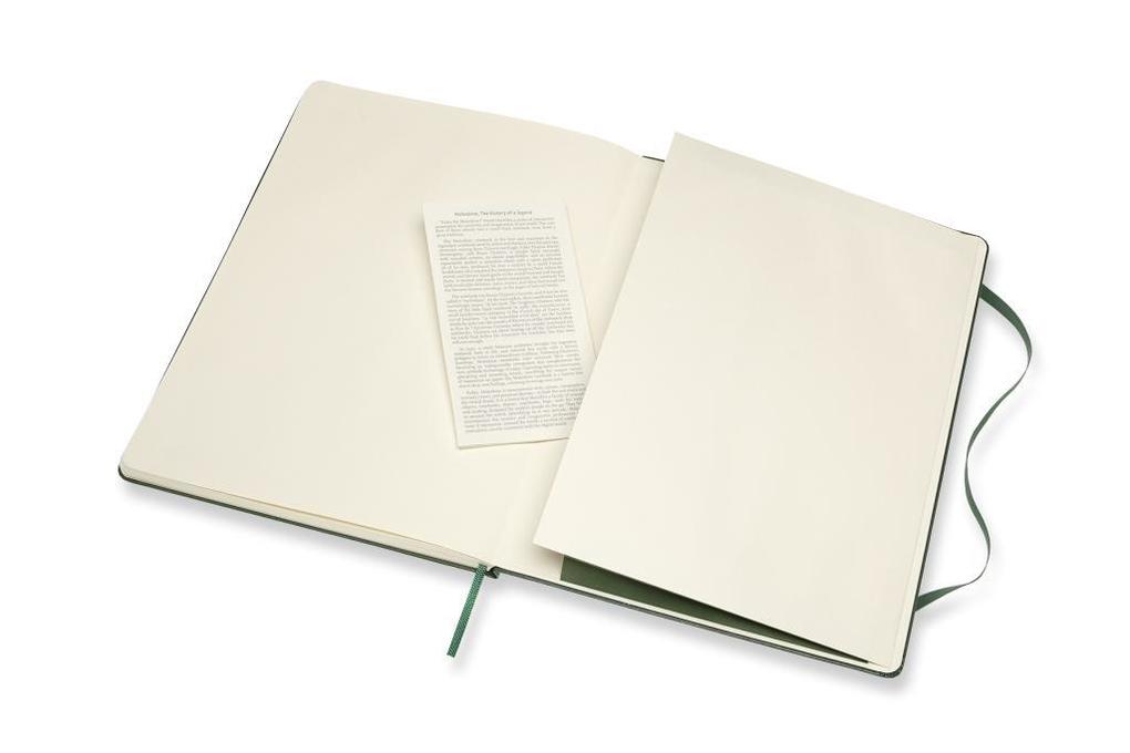 Weitere Ansicht: Moleskine Notizbuch XL, Blanko, Myrtengrün