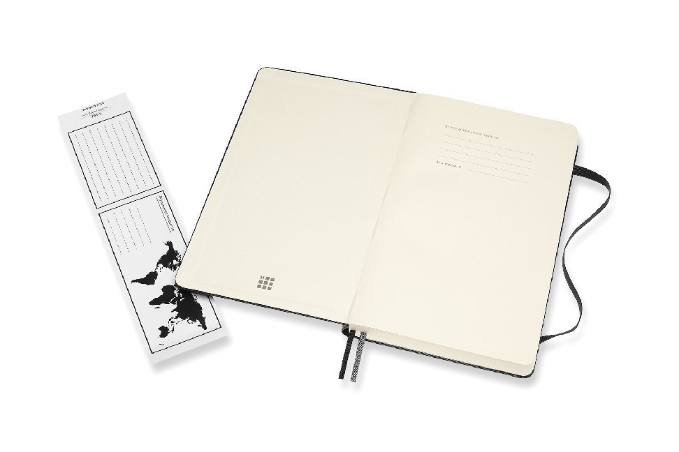 Weitere Ansicht: Moleskine Notizbuch Large/A5, Punktraster, Erweiterte Seitenanzahl, Schwarz