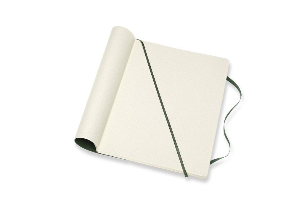 Weitere Ansicht: Moleskine Notizbuch XL, Blanko, Myrtengrün