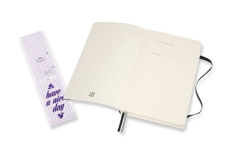 Weitere Ansicht: Moleskine Notizbuch Large/A5, Punktraster, Erweiterte Seitenanzahl, Schwarz