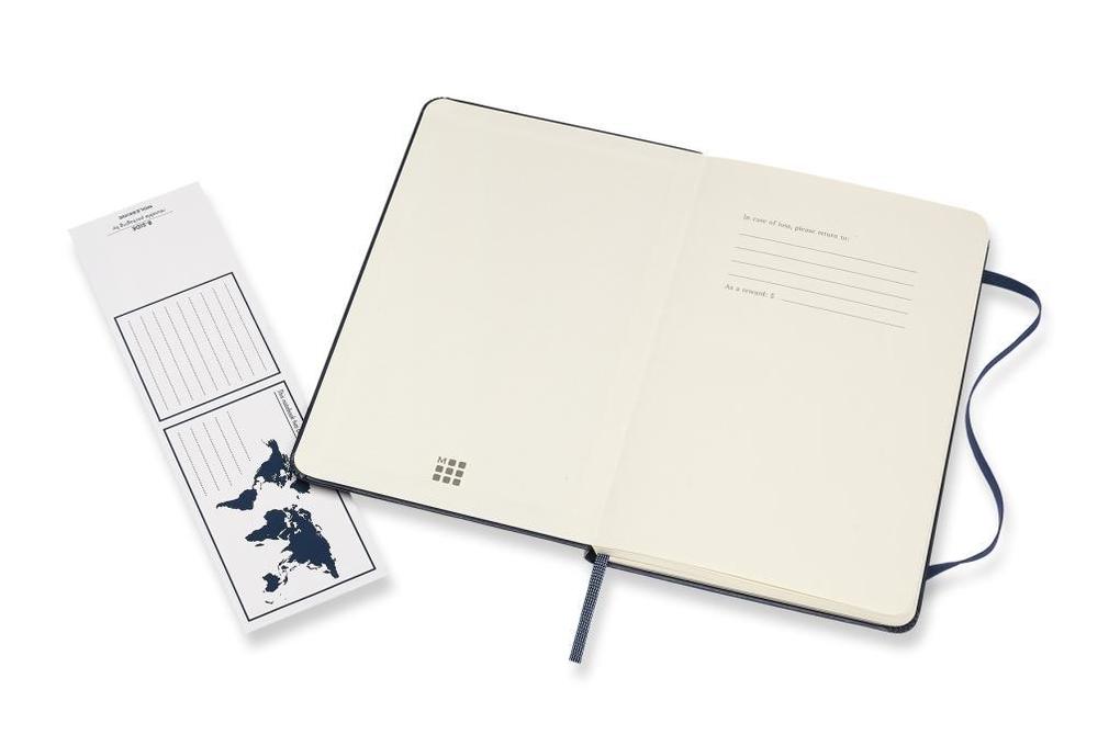 Weitere Ansicht: Moleskine Notizbuch Medium, Liniert, Saphir