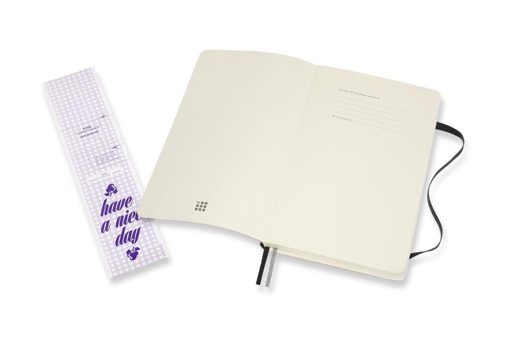 Weitere Ansicht: Moleskine Notizbuch Large/A5, Liniert, Erweiterte Seitenanzahl, Schwarz