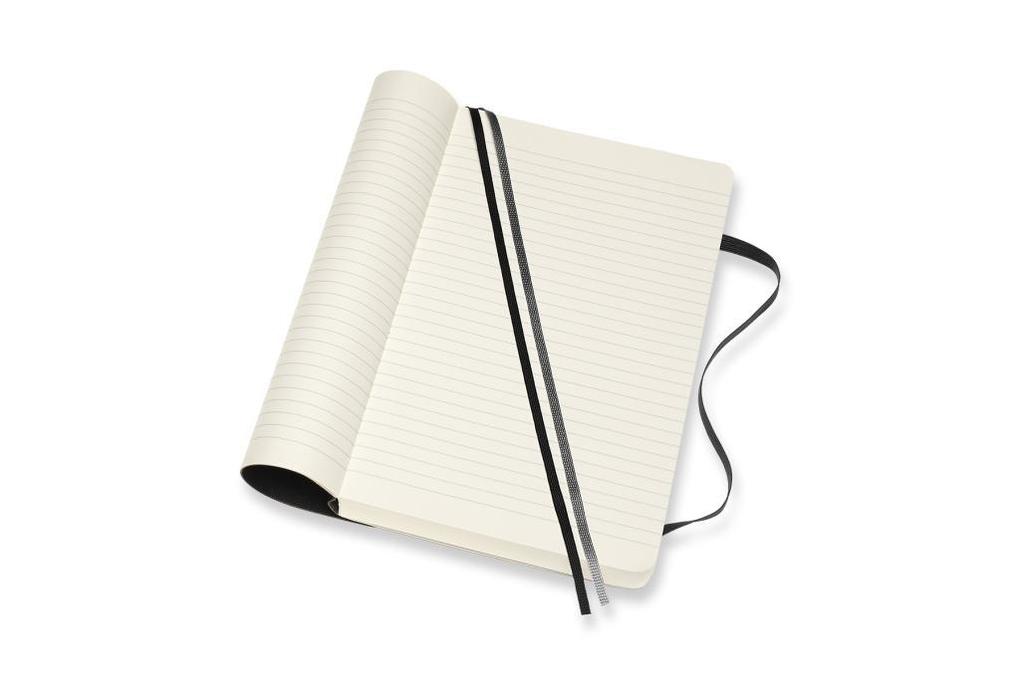 Weitere Ansicht: Moleskine Notizbuch Large/A5, Liniert, Erweiterte Seitenanzahl, Schwarz