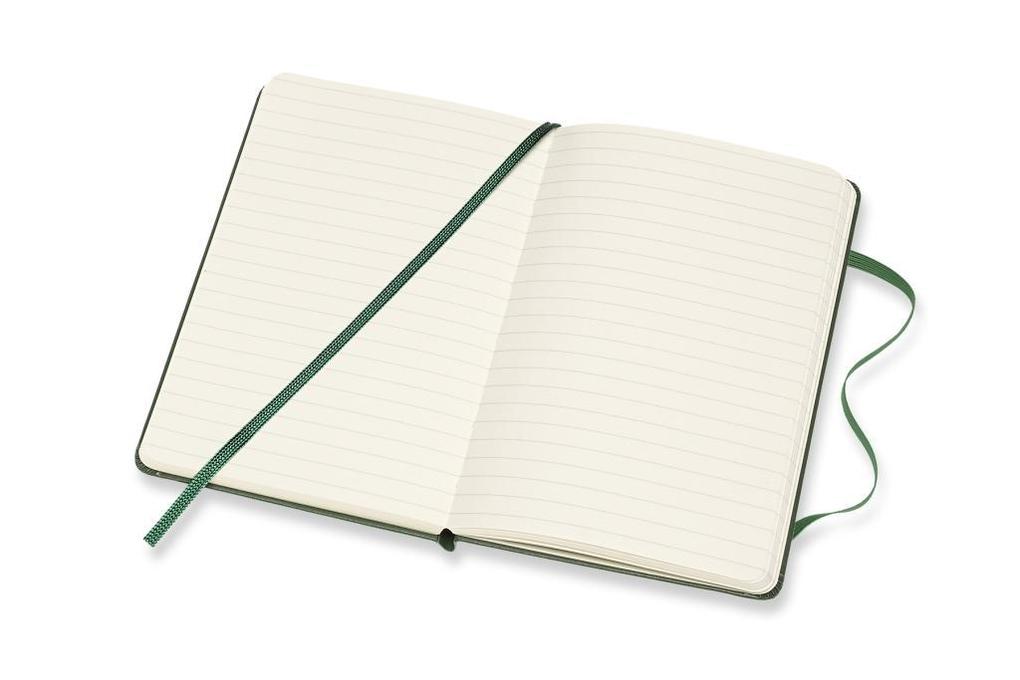 Weitere Ansicht: Moleskine Notizbuch Pocket/A6, Liniert, Myrtengrün